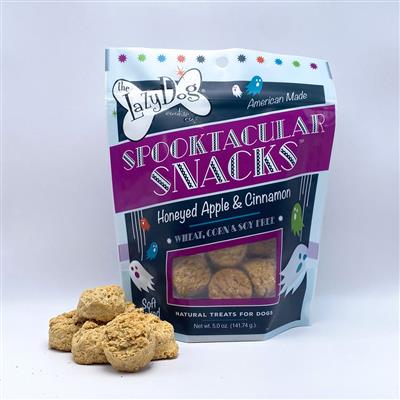 Spooktacular Snacks 5 oz Cinnamon Honey & Apple Treats by Lazy Dog