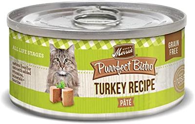 Merrick Cat Purrfect Bistro Turkey Pate 5.5oz. (Case of 24)