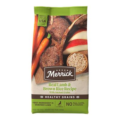 Merrick Classic Real Lamb And Green Peas Recipe With Ancient Grains 4 Lbs
