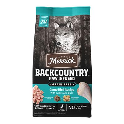 Merrick Dog Backcountry Grain Free Gamebird 4lbs.