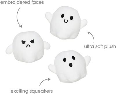 Ghosts Dog Toys, Set of 3