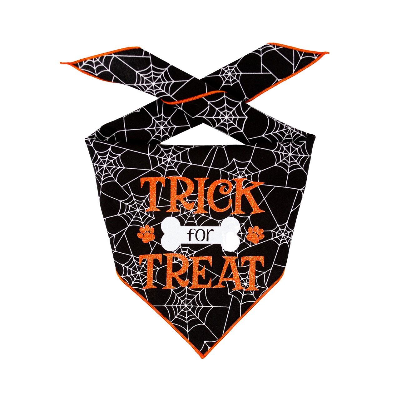 Halloween Bandana Halloween Dog Bandana Black Spider  Trick