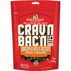 Stella & Chewys Dog Crav'N Bacon Bites Beef 8.25oz. (Pack of 3)