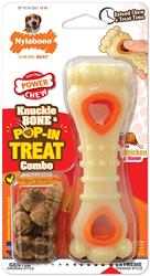 Nylabone Power Chew Souper Bone  PopIn Treat Toy Combo Chicken, XS/Petite  Up To 15 Lbs. 1 ct