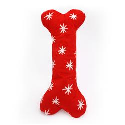 Holiday Jigglerz® - Festive Bone - Christmas Dog Toy
