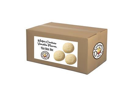 Bulk Treats – Vanilla Flavor Wafer Cookies, 15 lb. box