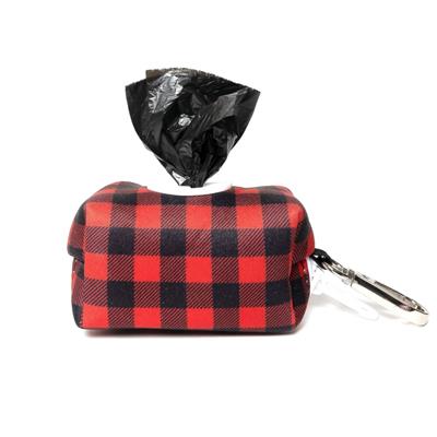 BUFFALO PLAID -  LEASH BAG