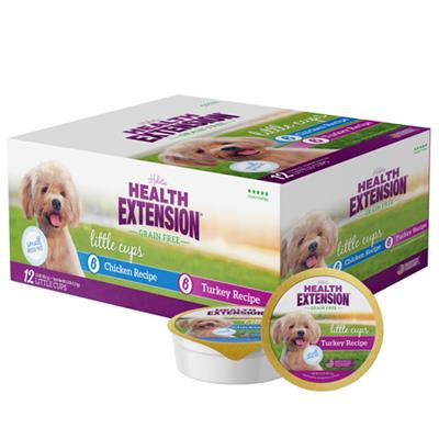 Health Extension Little Cups *Small Breed* Variety Box - Turkey/Chicken 3.5oz