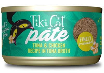 Tiki Pet Cat Luau Tuna & Chicken Pate 5.5 oz. (Case of 8)