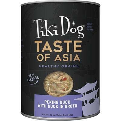 Tiki Pet Dog Taste Of The World Asian Duck 12oz (Case of 8)