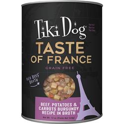 Tiki Pet Dog Taste Of The World France Beef 12oz (Case of 8)