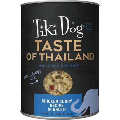 Tiki Pet Dog Taste Of The World Thailand Chicken 12oz (Case of 8)