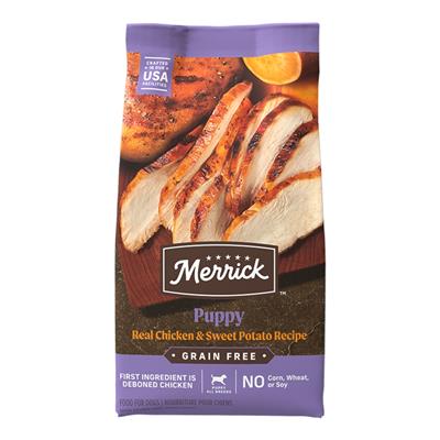 Merrick Dog Grain Free Puppy Chicken And Sweet Potato 4Lb