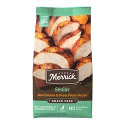 Merrick Dog Grain Free Senior Chicken And Sweet Potato 10Lb