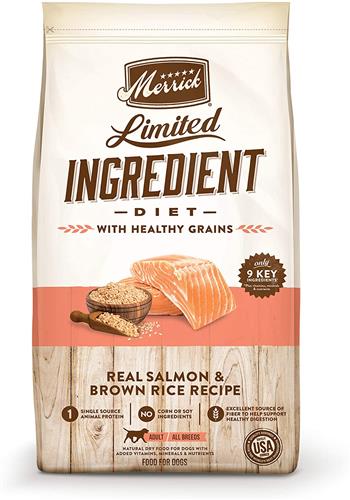 Merrick Dog Limited Ingredient Salmon And Brown Rice 22Lb