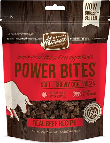 Merrick Dog Power Bite Beef 6oz. (Case Of 6)