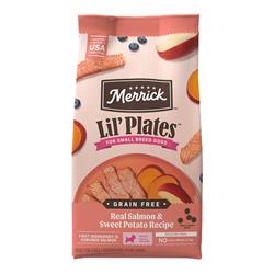 Merrick Lil Plates Grain Free Real Salmon And Sweet Potatoes Recipe 12 Lbs