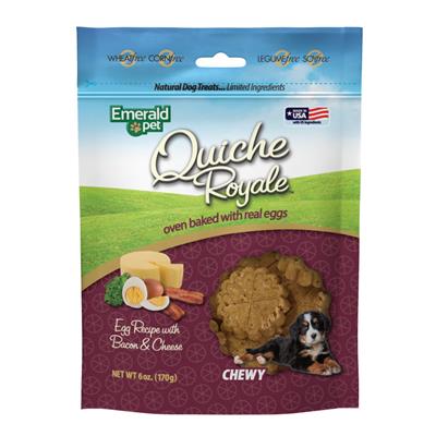 Emerald Pet Quiche Royale Chewy Dog Treat 6oz.