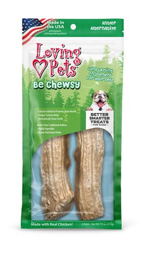 Loving Pets Be Chewsy Antler Dog Treat 2 pk