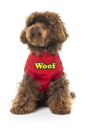 The Woof Sweater Red by FuzzYard