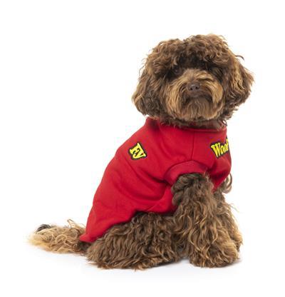 The Woof Sweater Red by FuzzYard