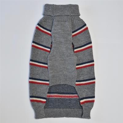 Heather Grey Stripe Sweater