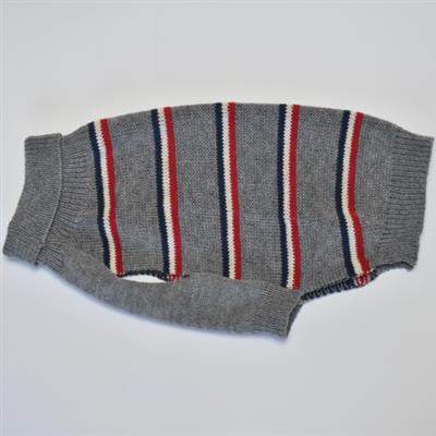 Heather Grey Stripe Sweater