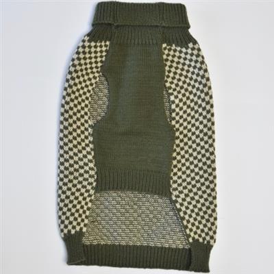 Olive Checker Sweater