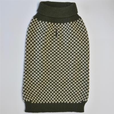 Olive Checker Sweater