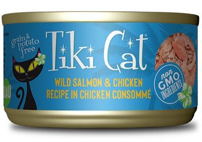 Tiki Cat Napili Luau Wild Salmon & Chicken 2.8oz (case of 12)