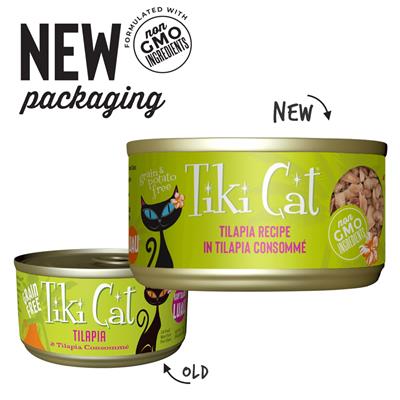 Tiki Cat  Kapi'Olani Luau Tilapia 6oz (case of 8)
