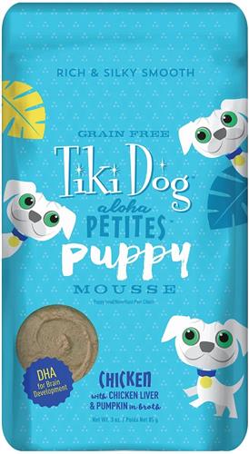 TIKI PETS DOG ALOHA MOUSSE PUPPY 3oz 3 packs