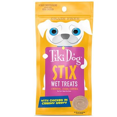 TIKI PETS DOG STIX MOUSSE CHICKEN 3oz 3 packs