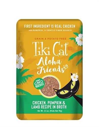 TIKI PETS CAT ALOHA CHICKEN & LAMB 2.5oz 3 packs