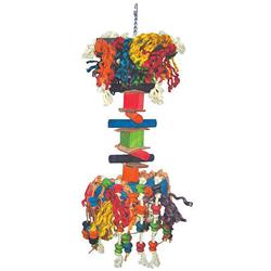 A&E Cages Happy Beaks Hairy Monster Bird Toy Large