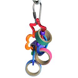 A&E Cages Happy Beaks Keet Rings Bird Toy One Size