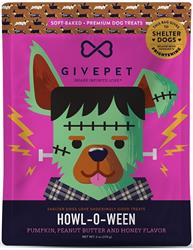 GivePet Halloween Soft Dog Treats Howl-O-Ween 6 Oz.