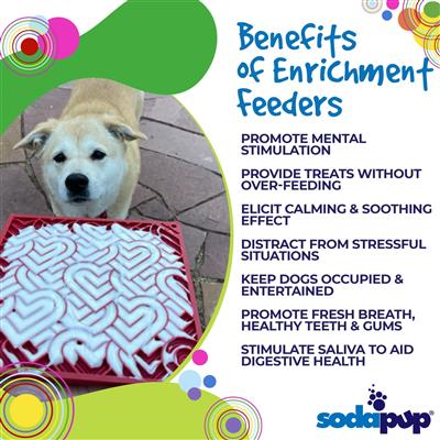 Heart Design "Love" eMat Enrichment Lick Mat
