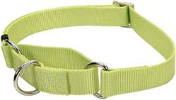 No! Slip® Martingale Adjustable Dog Collar, Lime