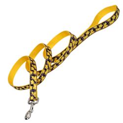 Ribbon Dog Leash, Yellow Buttercup