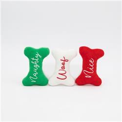 Miniz Naughty and Nice Bones 3pk by Zippy Paws
