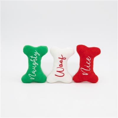 Miniz Naughty and Nice Bones 3pk by Zippy Paws