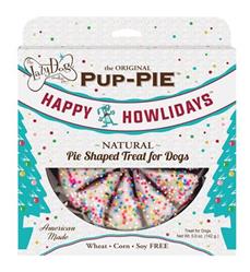 Lazy Dog Happy Howlidays Pup-PIE Dog Treat 5oz Case of 8