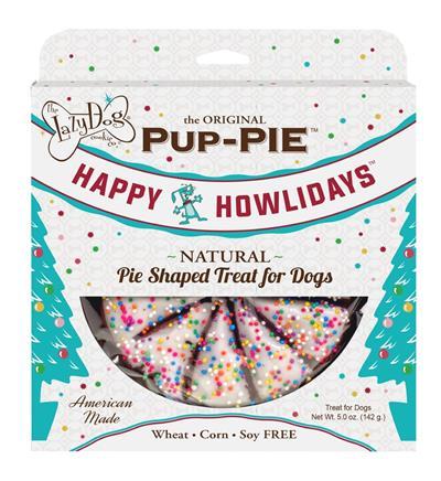 Lazy Dog Happy Howlidays Pup-PIE Dog Treat 5oz Case of 8