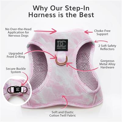 The Luxury Step-In Harness - Anything But Basic Black