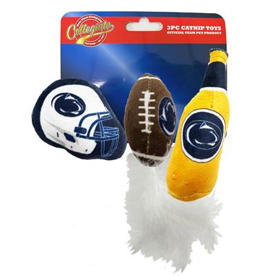 PENN STATE 3 PC CAT NIP TOY SET