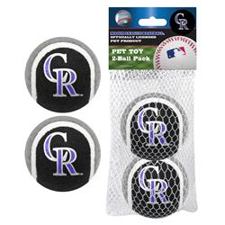 COLORADO ROCKIES 2 PC TENNIS BALLS