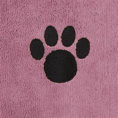 Rose Embroidered Paw Small Pet Towel Set of 3