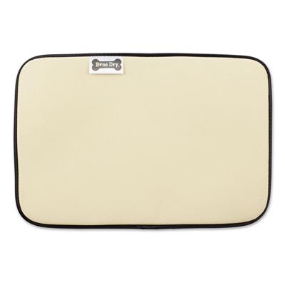 Gray/Off White Lattice Paw Pet Mat