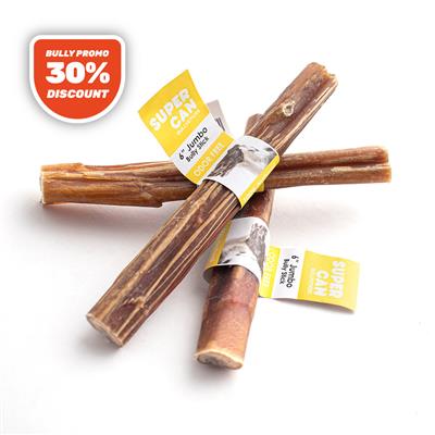 6" Jumbo Bully Sticks